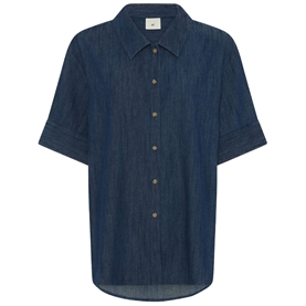 Heartmade Matea Skjorte, Dark Blue